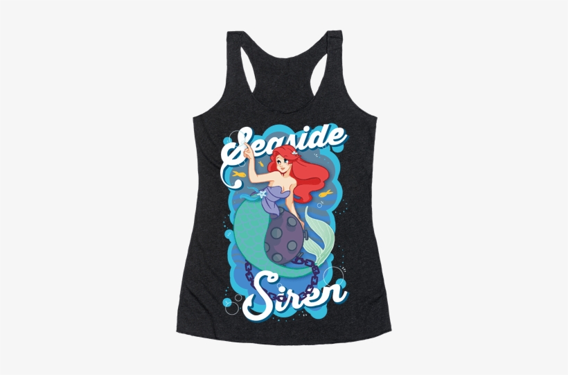 Seaside Siren Racerback Tank Top - Partners In Wine Shirt, transparent png #610117