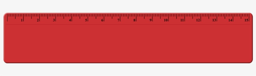 Transparent Ruler Red - Marking Tools, transparent png #610295