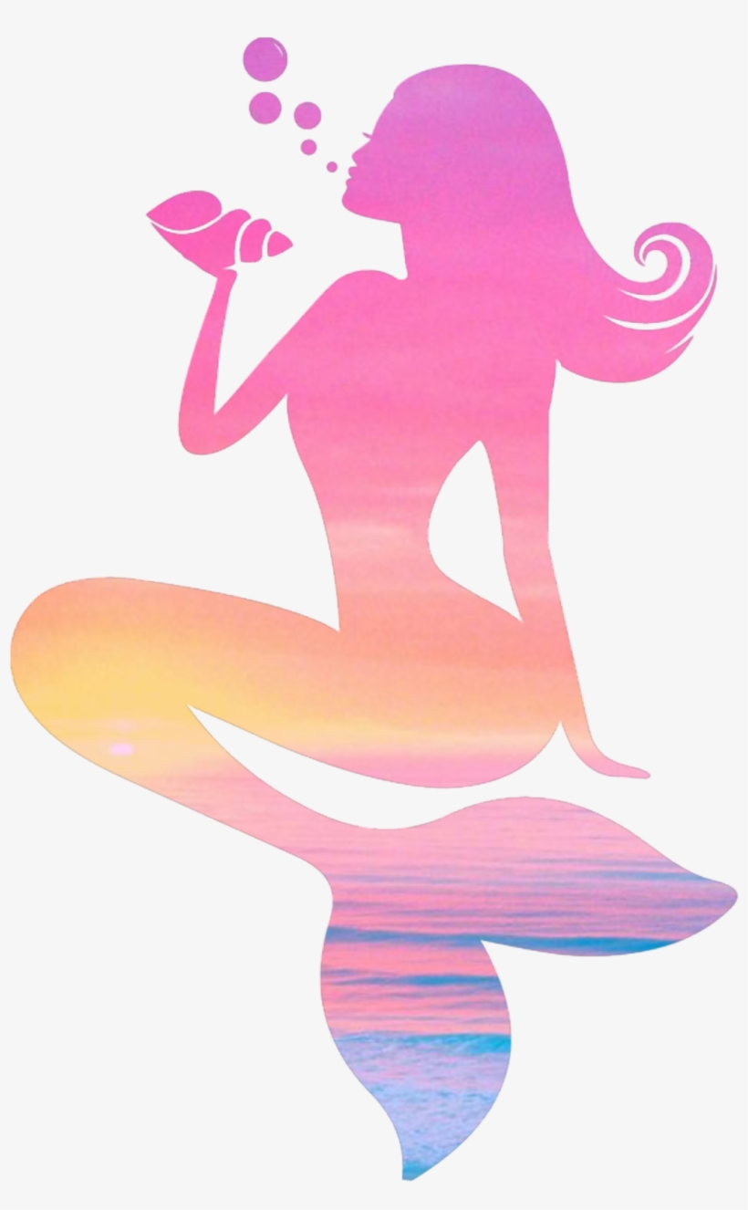 Mermaid Clipart Siren - Mermaid On Sea Shell, transparent png #610391