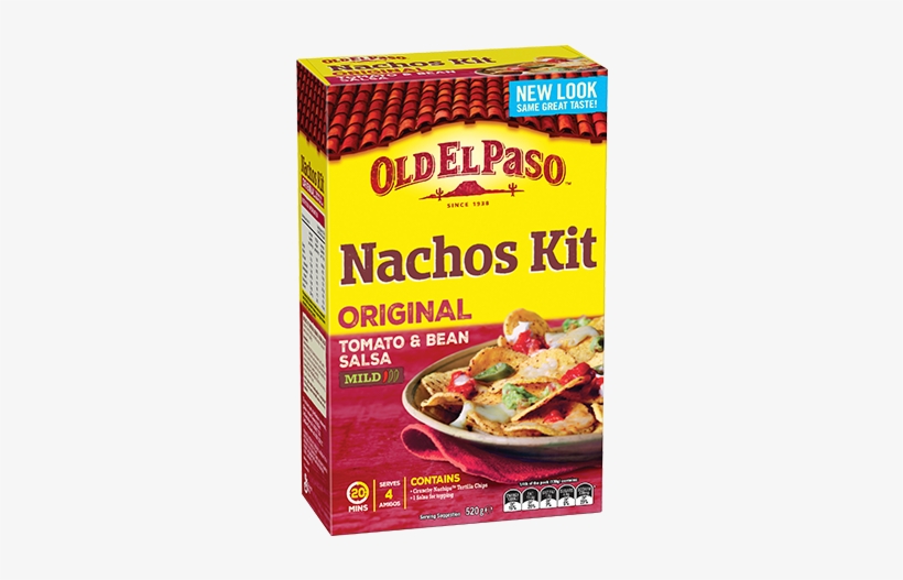 Nachos Kit - Old El Paso Nacho Kit Original Cheesy Baked 520g, transparent png #611242