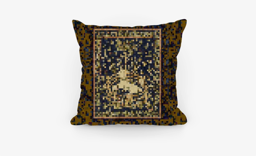 Pixel Unicorn Tapestry Pillow - Unicorn Tapestry Bag, transparent png #611369