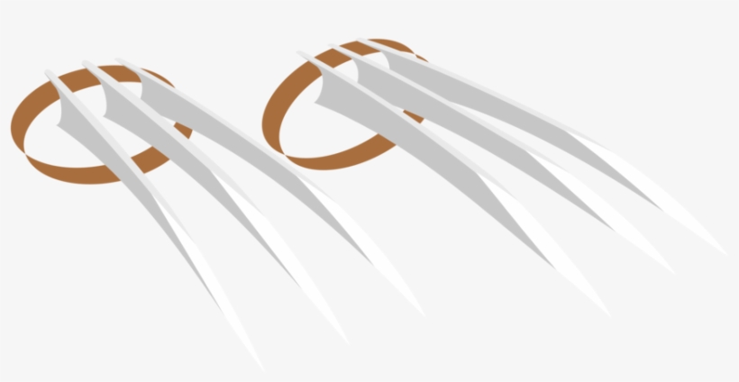 Claws Clipart Wolverine Claw - Portable Network Graphics, transparent png #611475