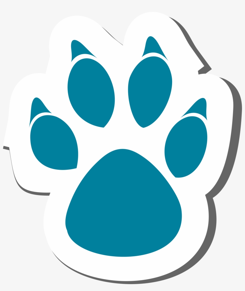 Dog Cat Paw Clip Art - Free Vector Paws, transparent png #611674
