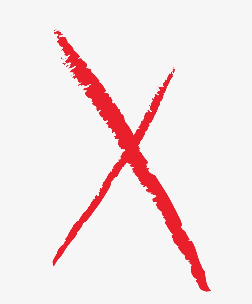 Red X Mark Transparent, transparent png #611947