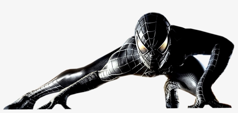 Black Spider Man Png Image - Spiderman 3, transparent png #611993