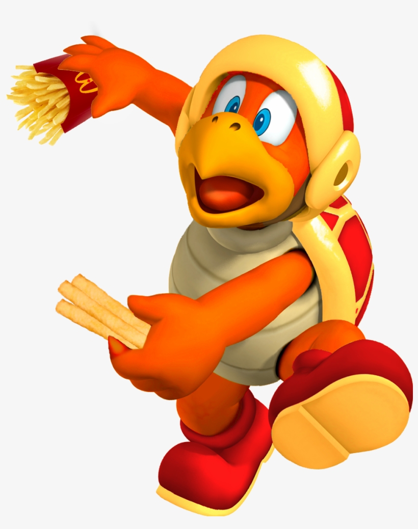 French Fry Bro - Ice Bro Mario, transparent png #612588