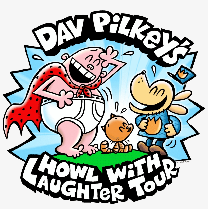 Pet Clipart Dog Man Pet Dog Man Transparent Free For - Dav Pilkey Howl With Laughter Tour, transparent png #612643