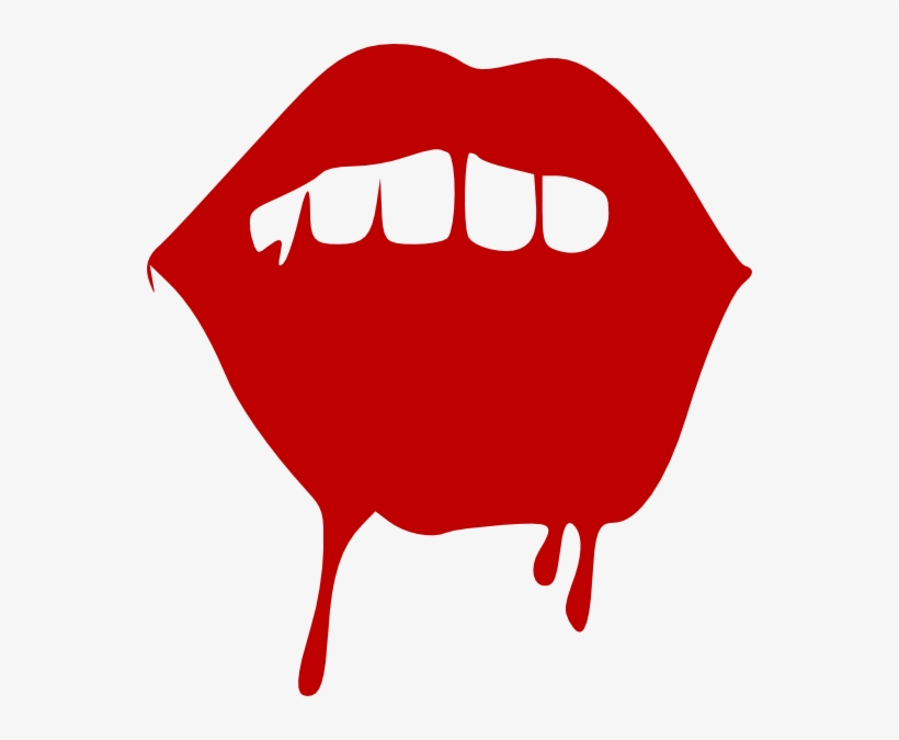 Clip Art Transparent Stock Collection Of Teeth Transparent - Vampire Mouth Transparent, transparent png #612644