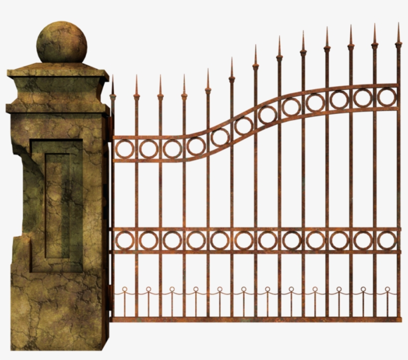Share This Image - Gate Transparent Graveyard Png, transparent png #613404