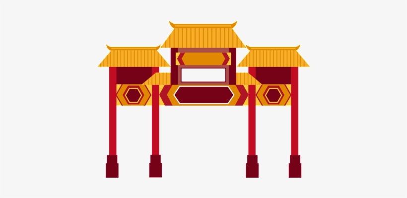 Antique Wind Gate Cut And Stick Wind - Architecture, transparent png #613479