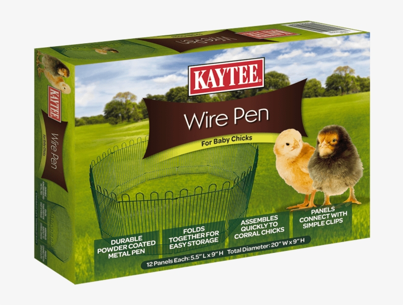 Kaytee Chicken Wire Pen For Baby Chicks - Kaytee Pen Wire Chicks Rnd 20x9in {bin-2}, transparent png #613654