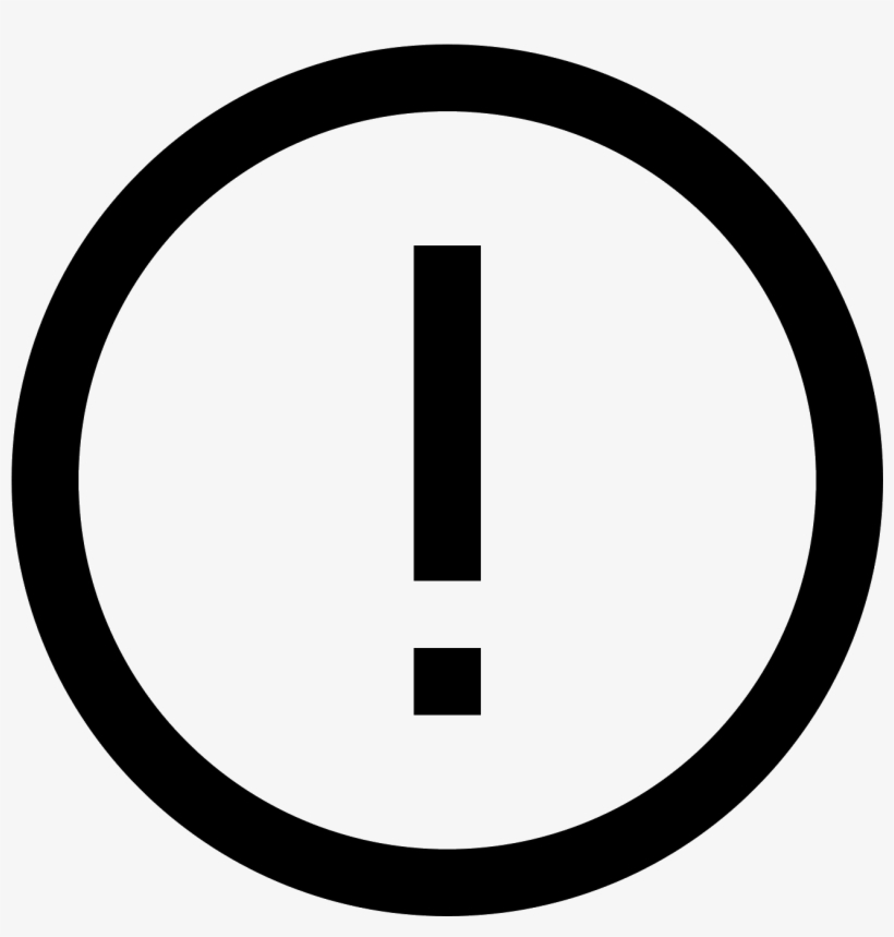 It Is An Exclamation Point Inside Of A Circle - Surprised Icon, transparent png #613695