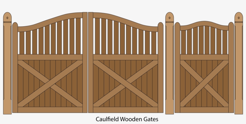 Caulfield Wooden Gates 1,919×995 Pixels - Gate, transparent png #614152