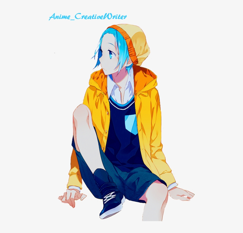 Banner Transparent Stock Render By Animecreativewriter - Cute Anime Boy Render, transparent png #614944