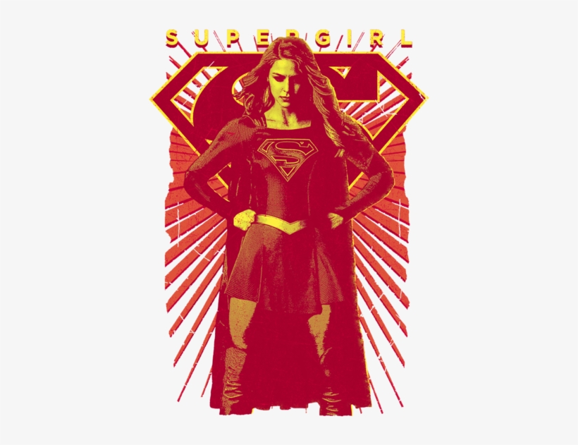 Supergirl Ready Set Men's Tank - Supergirl Shirt Ready Set Heather Red T-shirt, transparent png #615238