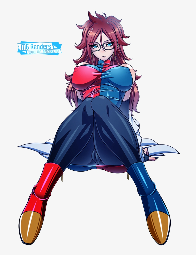 Anime Render Ecchi Transparent Background Android 21 - Android 21 Render, transparent png #615259