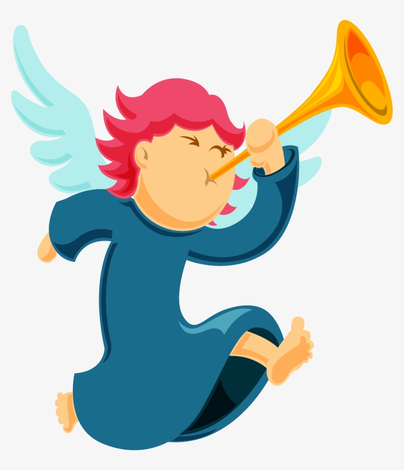 Angel For Free Download On Mbtskoudsalg - 吹 號角 小 天使, transparent png #615306