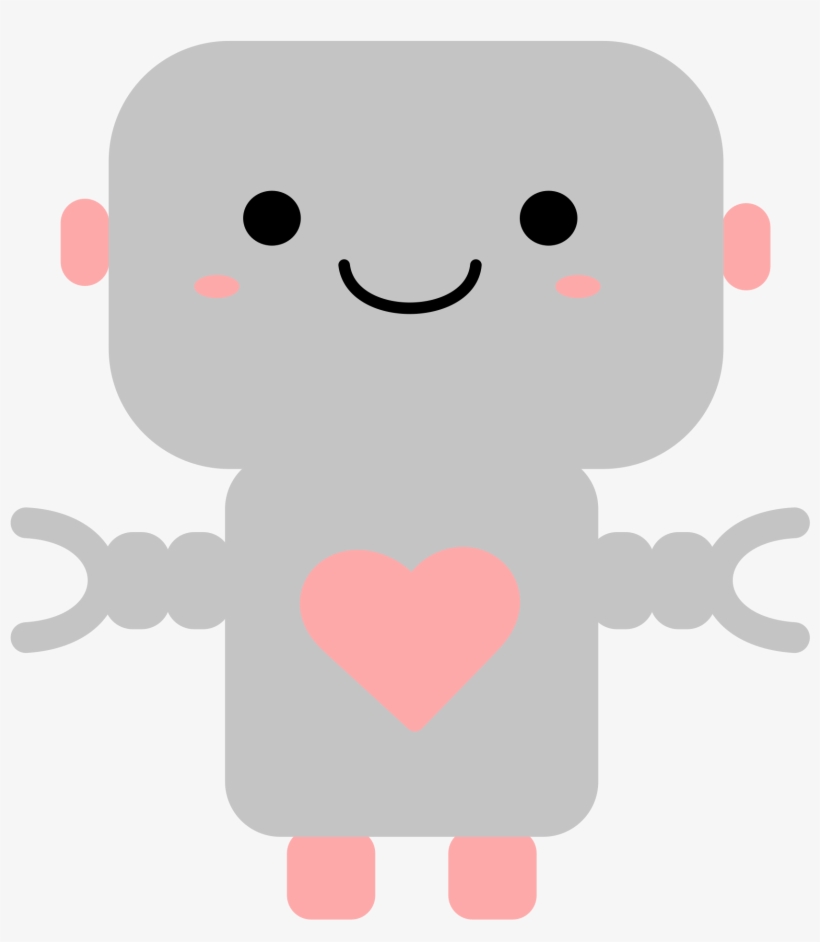 Houses Clipart Kawaii - Robot Kawaii, transparent png #615671