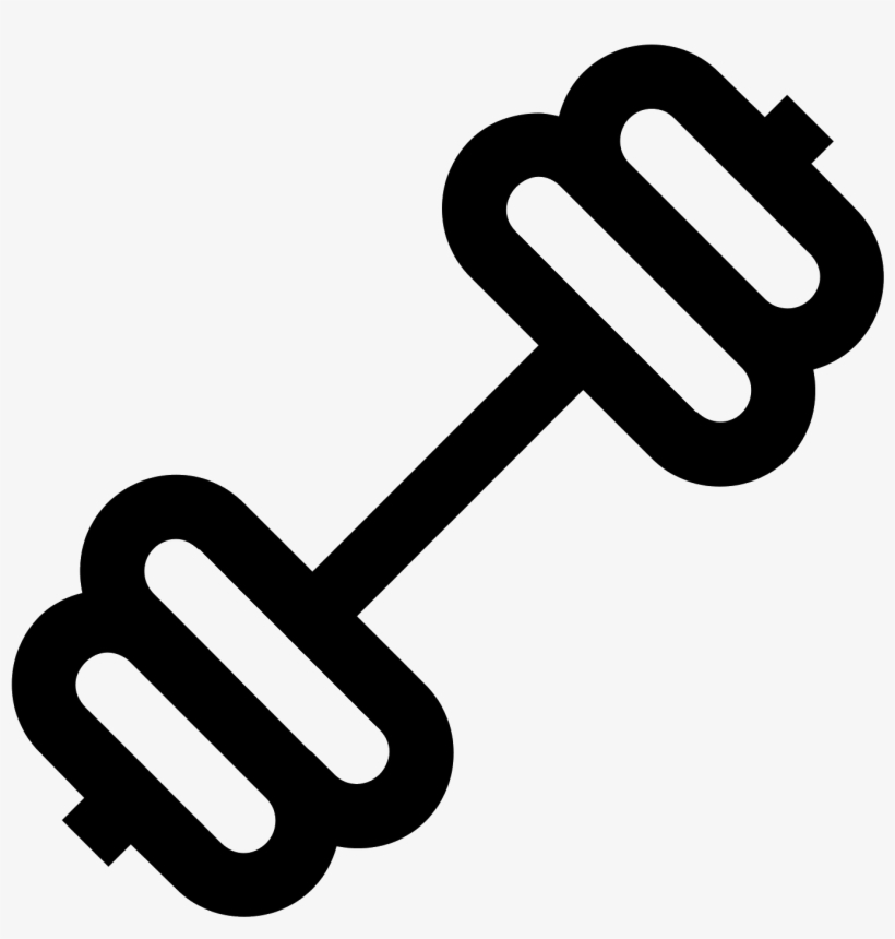 This Icon Is A Barbell - Icon, transparent png #615805