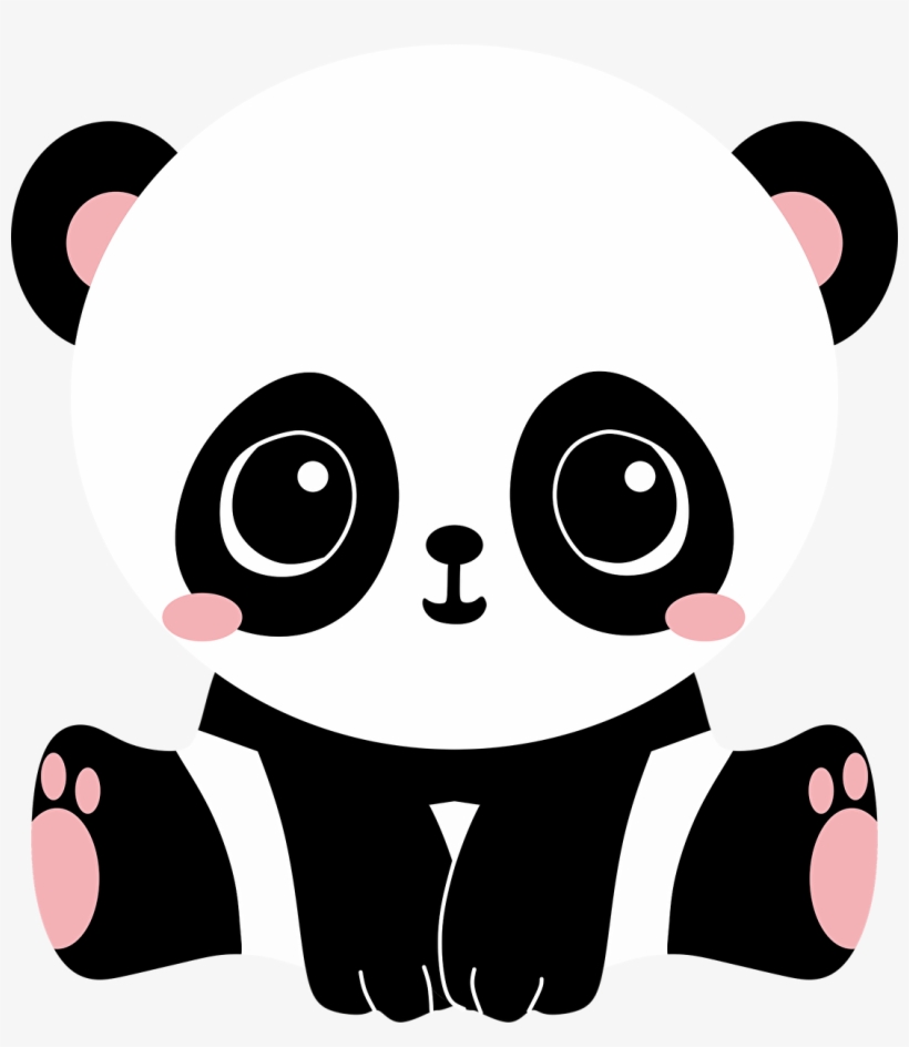 Cute Panda Transparent Images - Imagenes De Pandas Kawaii, transparent png #616229