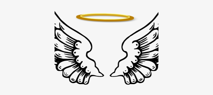 Angel Wings With Bay - Halo Clipart, transparent png #616355
