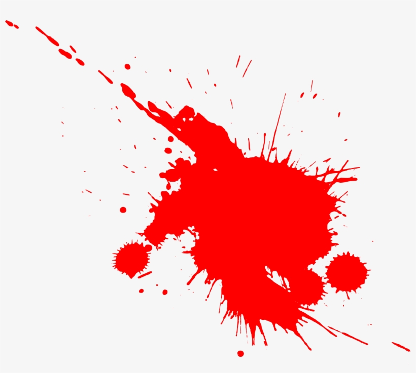Splatter Vector - Red Paint Splat Png, transparent png #616402