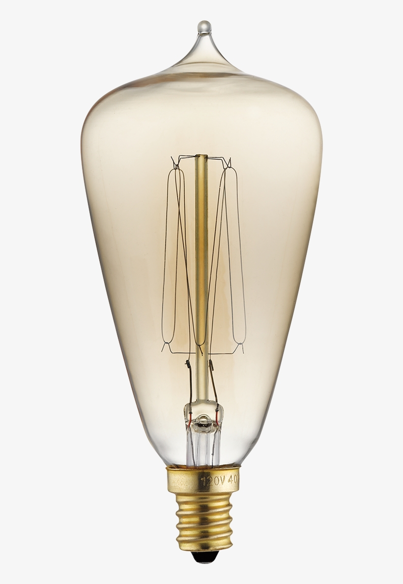 Loading Zoom - Kichler 40w Edison Light Bulb, transparent png #616998