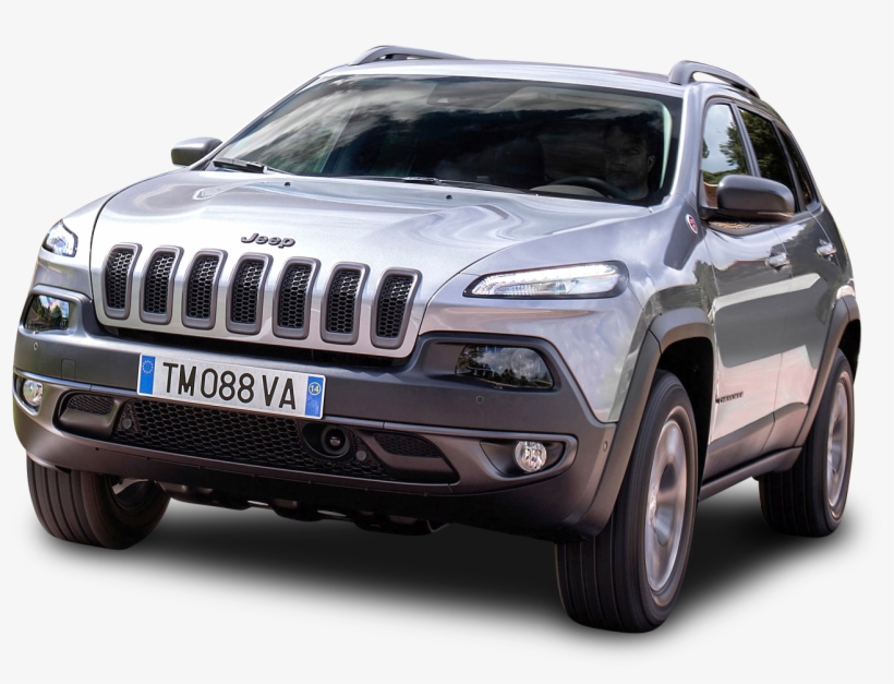 Gray Jeep Cherokee Car Png Image - Back Side Car In Png, transparent png #617254