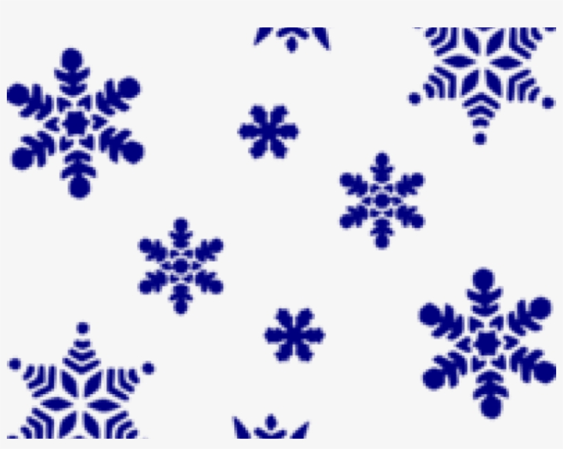 Snowflakes Clipart Dark Blue - Draw A Tiny Snowflake, transparent png #617616