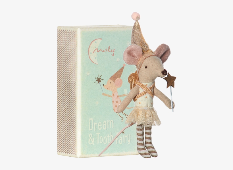 Dream Fairy With Box - Maileg Girl Tooth Fairy Mouse In Matchbox, transparent png #617906