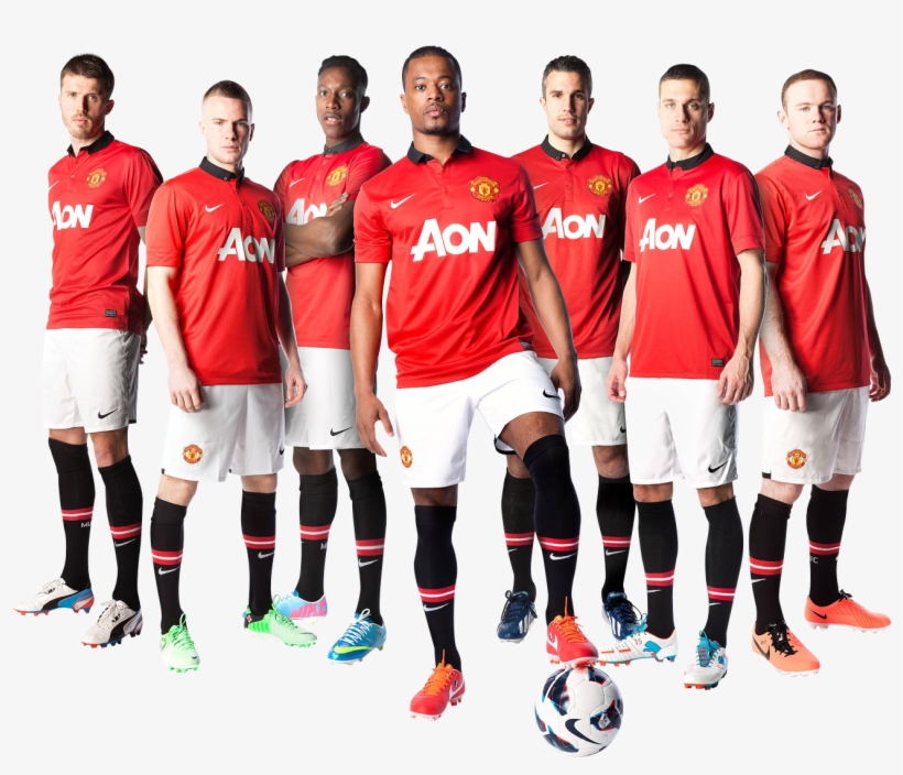 Mufc New Kit - Manchester United Team Png, transparent png #618815
