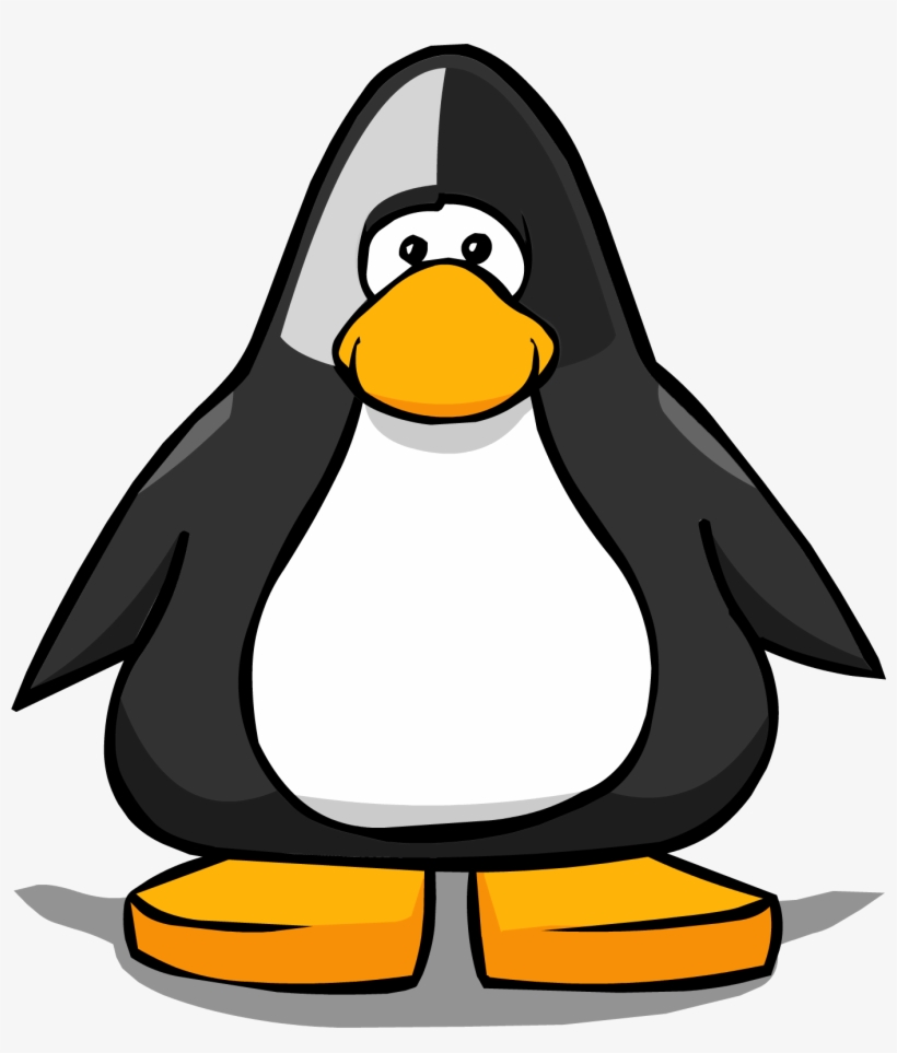 Black Face Paint Playercard - Club Penguin Face Paint, transparent png #618837