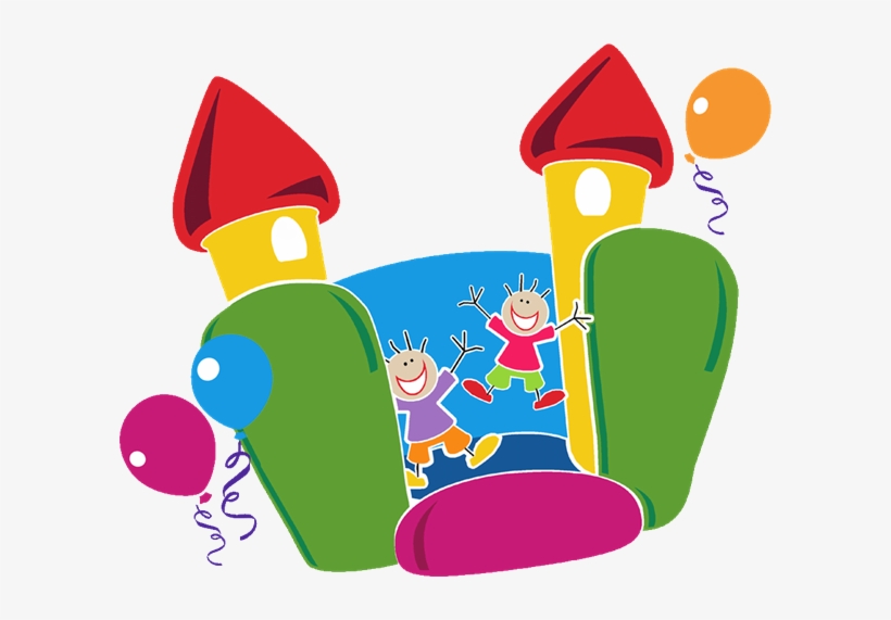 Free Bounce House Clip Art - Bouncy Castle Clip Art, transparent png #619595