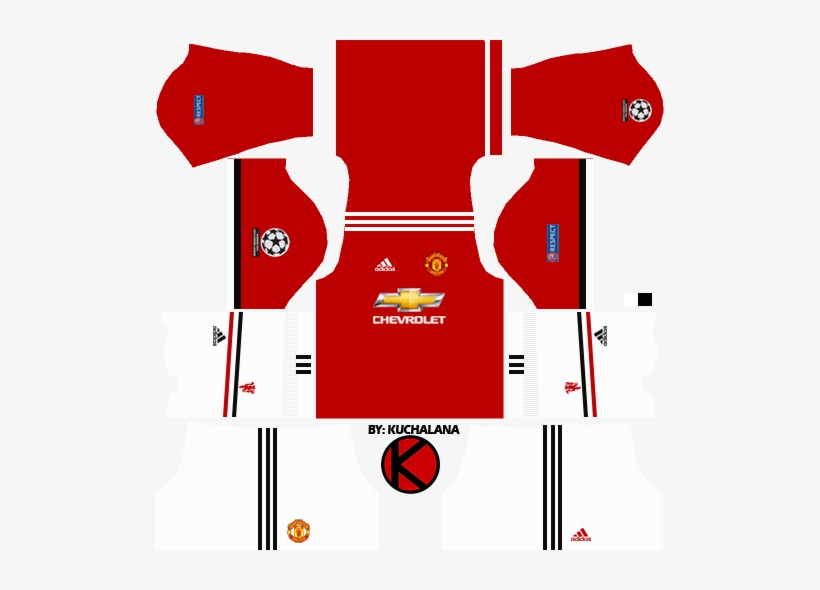 kit jersey manchester united dream league soccer 2018