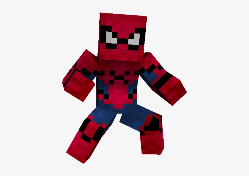 Hd Preview Skin De Spiderman Homecoming Minecraft Free Transparent PNG Download PNGkey