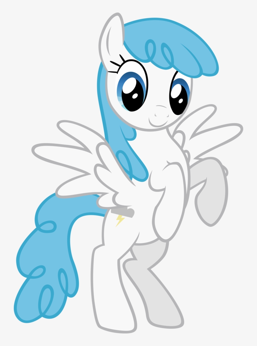 M99moron, Background Pony, Female, Lightning Bolt, - My Little Pony White Lightning, transparent png #619839