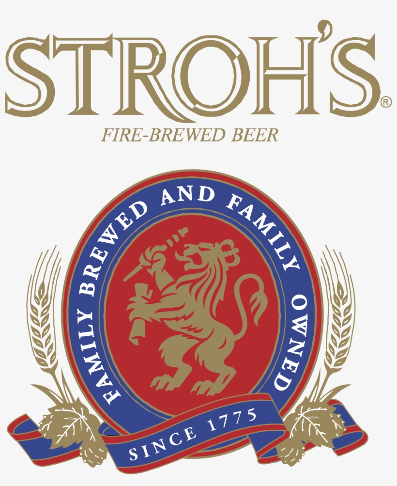 Stroh's Logo Png Transparent - Stroh Brewery Company, transparent png #6100188