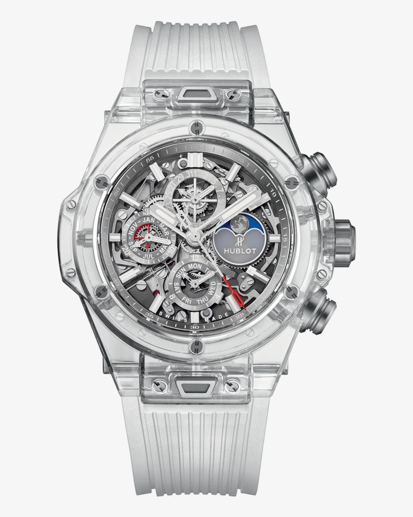 Hublot 406 - Jx - 0120 - Rt - Hublot-411.jx.1170.rx-big Bang Unico Magic In Sapphire, transparent png #6100678