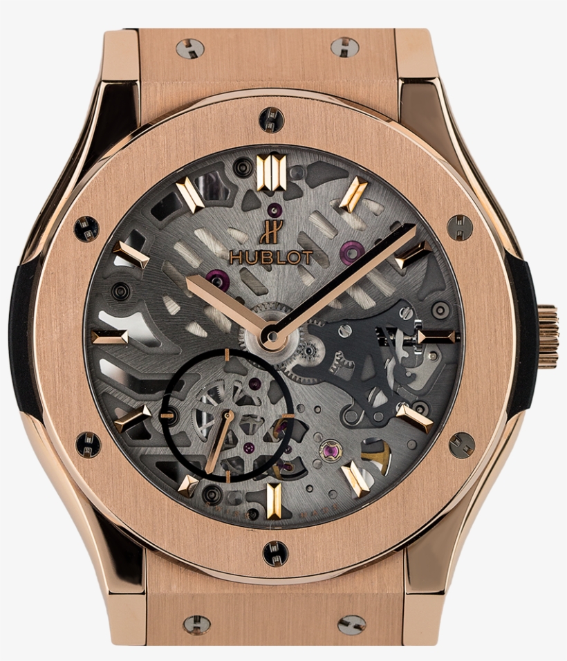 Hublot Classic Fusion Rose Gold 42mm - Hublot Classic Fusion Rose Gold 42mm 545.ox.0180.lr, transparent png #6101051