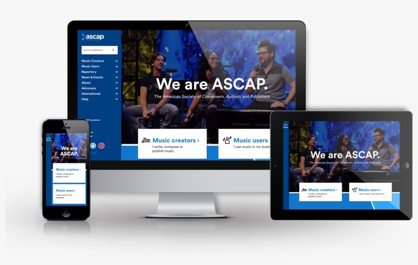 Performance Rights Group Ascap Announces A New Digital - American Society Of Composers, Authors And Publishers, transparent png #6102292