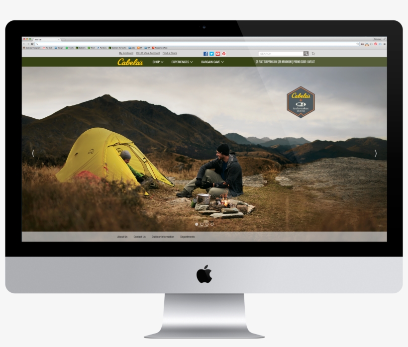 Cabela's Site Redesign - Strategy, transparent png #6103061