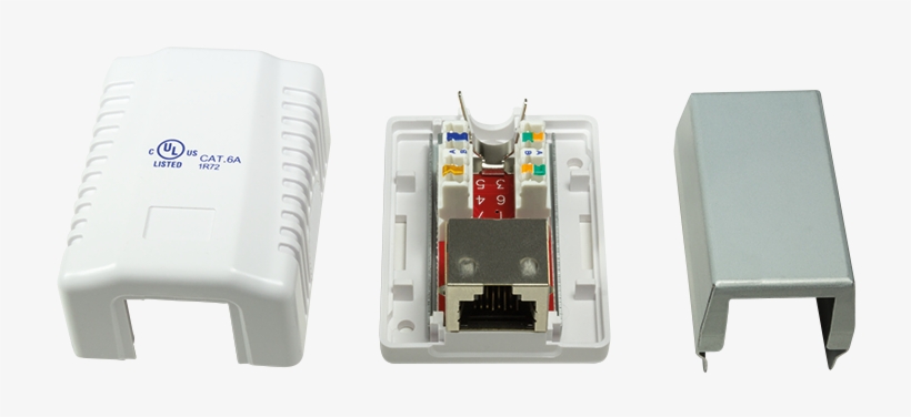 Np0073 Np0073 Np0073 - Logilink Np0073 Rj-45 Wit Wandcontactdoos, transparent png #6103177