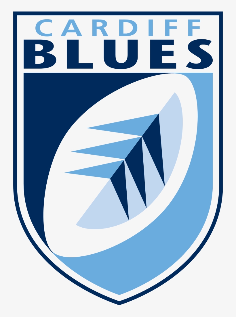 Cardiff Blues - Cardiff Blues Rugby Logo, transparent png #6104252