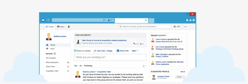 Plataforma De Yammer En Español, transparent png #6104711