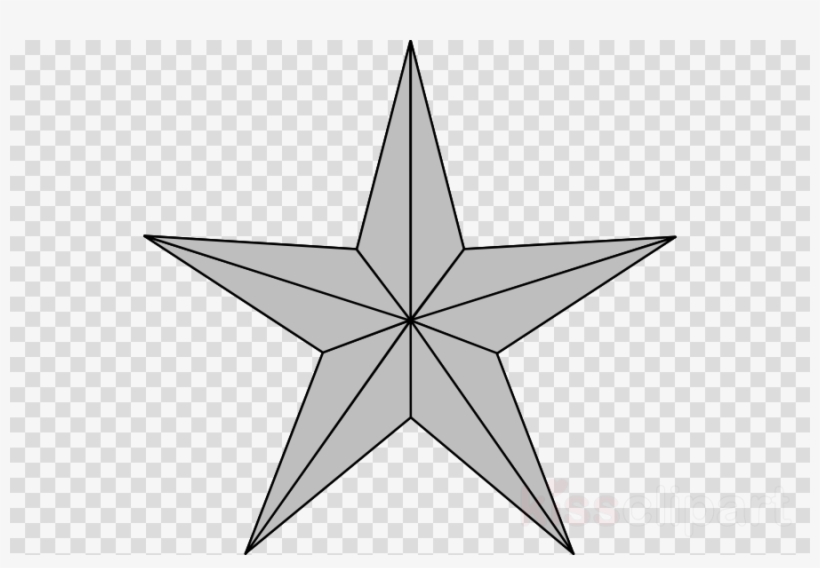Star Logo Silver Clipart Paper Clip Art - Communist Soviet Union Hammer Sickle Ussr Flag, transparent png #6104865