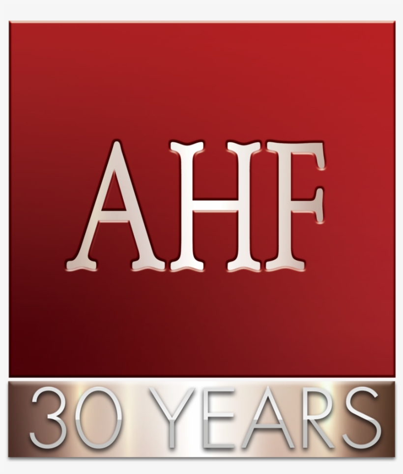 Ahf 30th Logo Final - Aids Healthcare Foundation Logo, transparent png #6105113