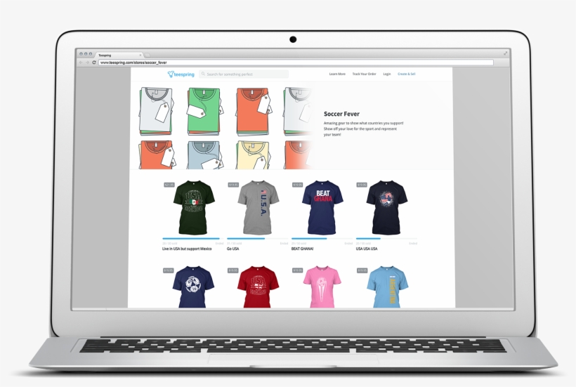 Each Product Was Launched On Teespring And Advertised - Netbook, transparent png #6105217