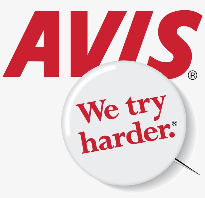 Avis 01 Logo Png Transparent - Avis Ad We Try Harder, transparent png #6109035