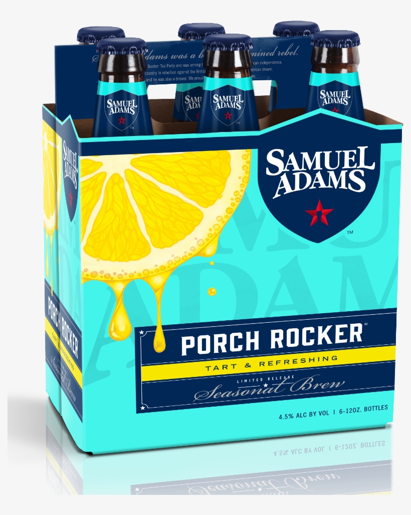 Samuel Adams Porch Rocker Ale Pack Oz Bottles Png Sam - Samuel Adams Fresh As Helles, transparent png #6109340
