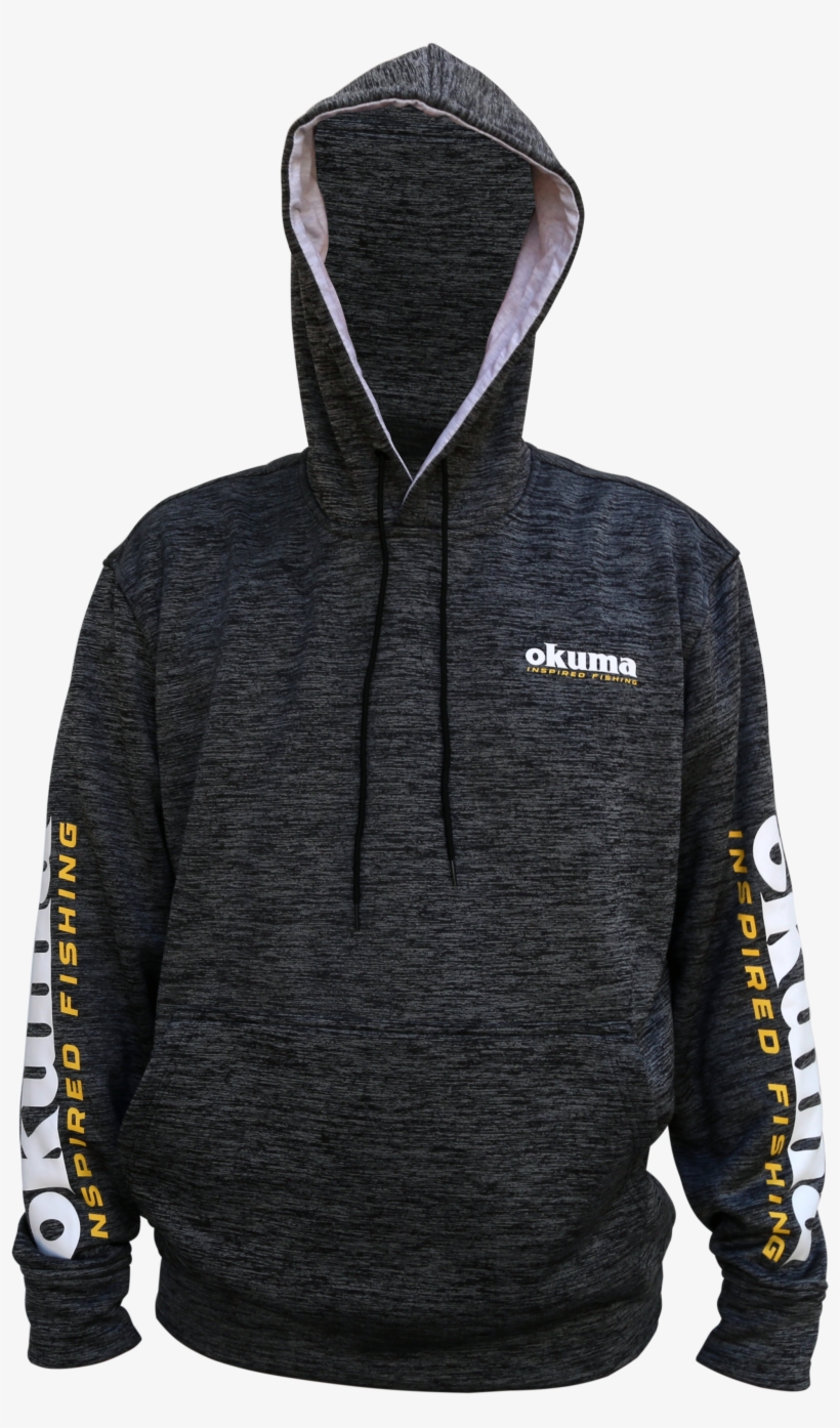 Okuma Grey Hooded Sweatshirt - Hoodie, transparent png #6109949